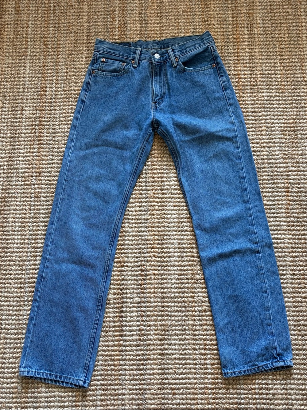 Levi's 505 blue denim jeans